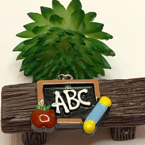 Teacher Earring, ABC Earring, Educator Earring, School Earring, Gift, School - Picture 2 of 6